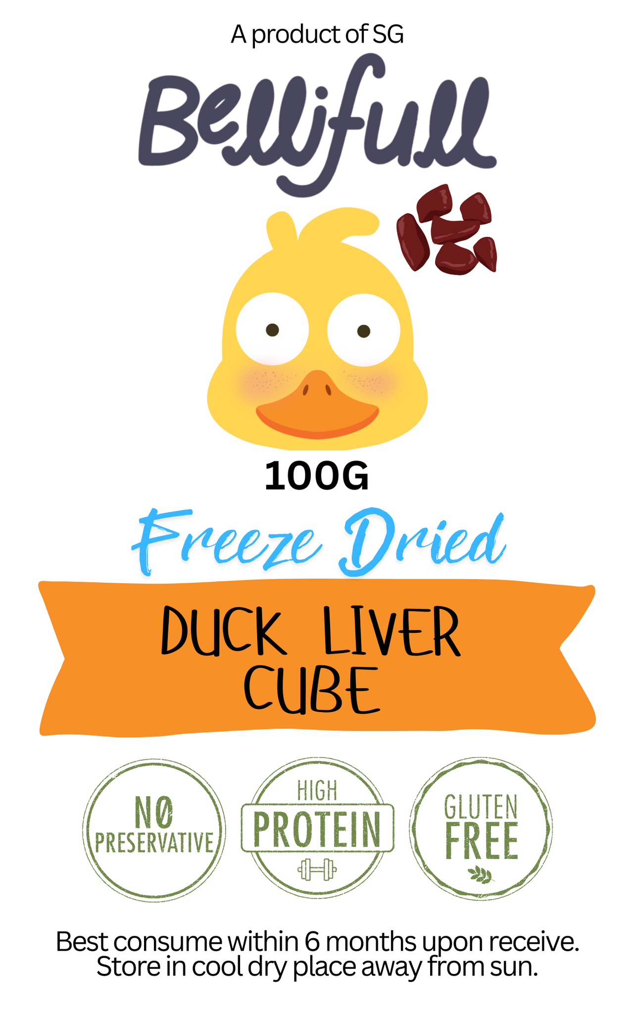 Freeze Dried Duck Liver