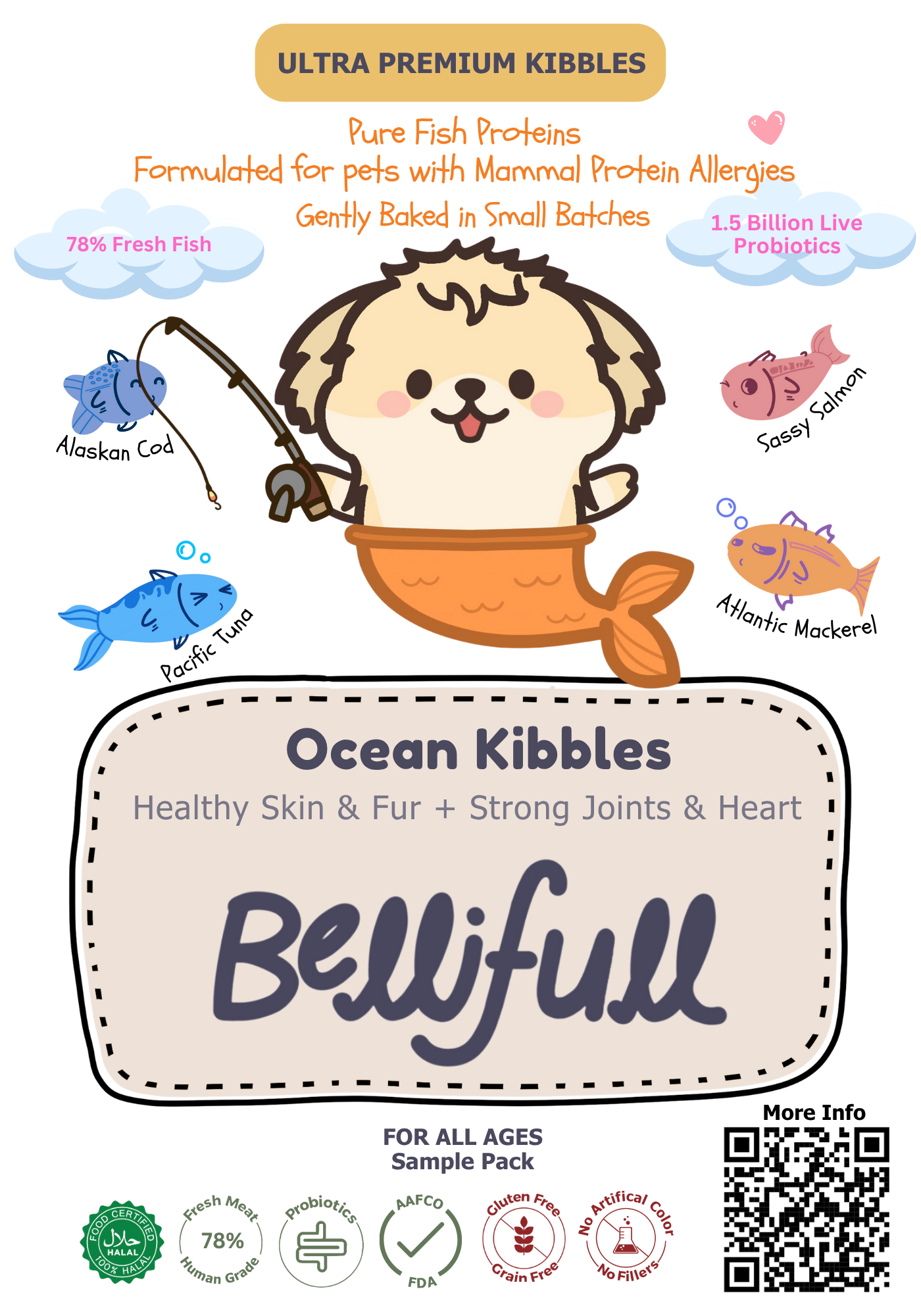 Dog Kibbles - Fishes Only