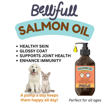 BelliFull Wild Alaskan Salmon Oil for Cats and Dogs (250ml)
